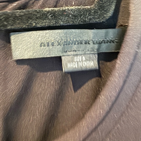 Alexander wang polymjde fringe mini dress Sz 6. Fits a 4 - Picture 5 of 7